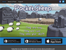 Tablet Screenshot of pocketsheep.com